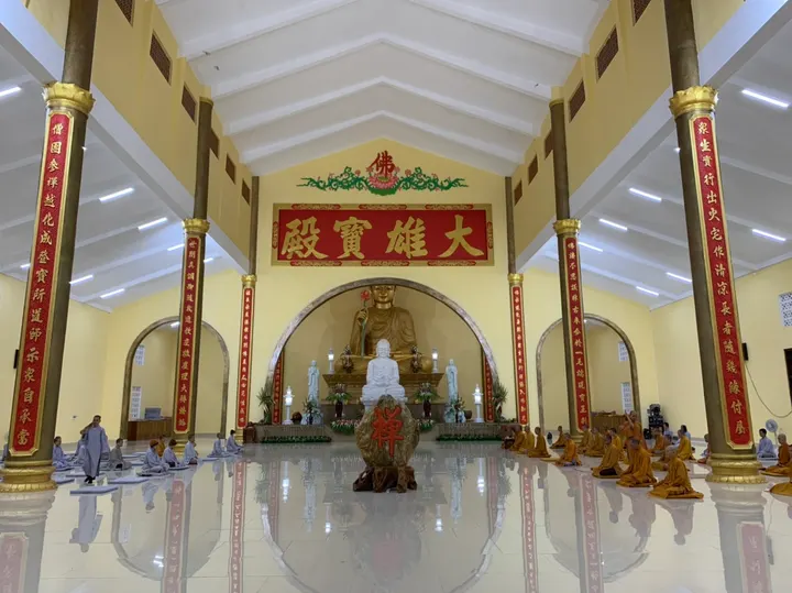 Những hình ảnh chuẩn bị lễ Mãn Hạ tại Thiền Viện Linh Sơn ngày 9/7/Nhâm Dần (6/8/2022)
