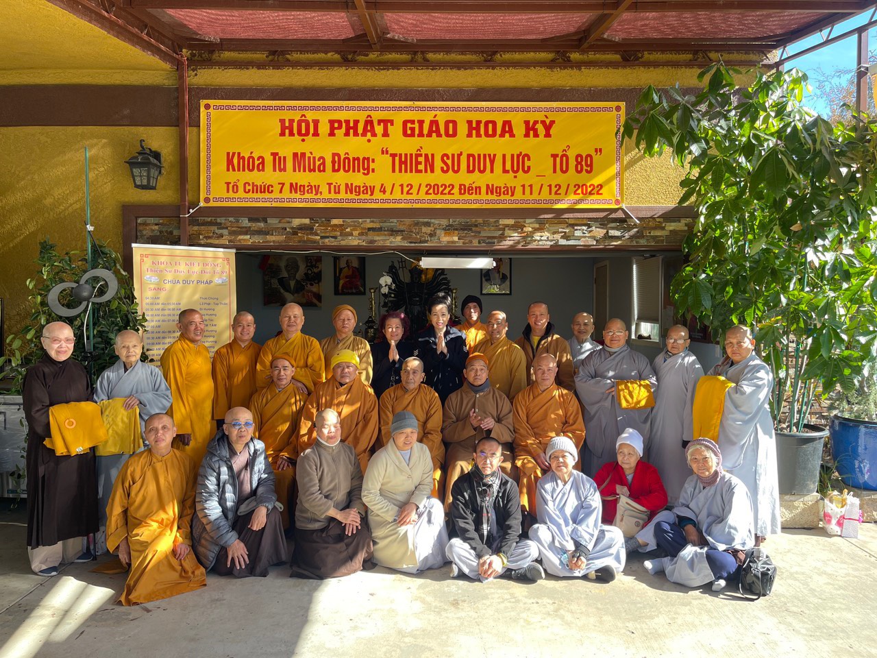 Hình ảnh Khoá Tu Mùa Đông Thiền Sư Duy Lực – Tổ 89 – Chùa Duy Pháp – 05.12.2022
