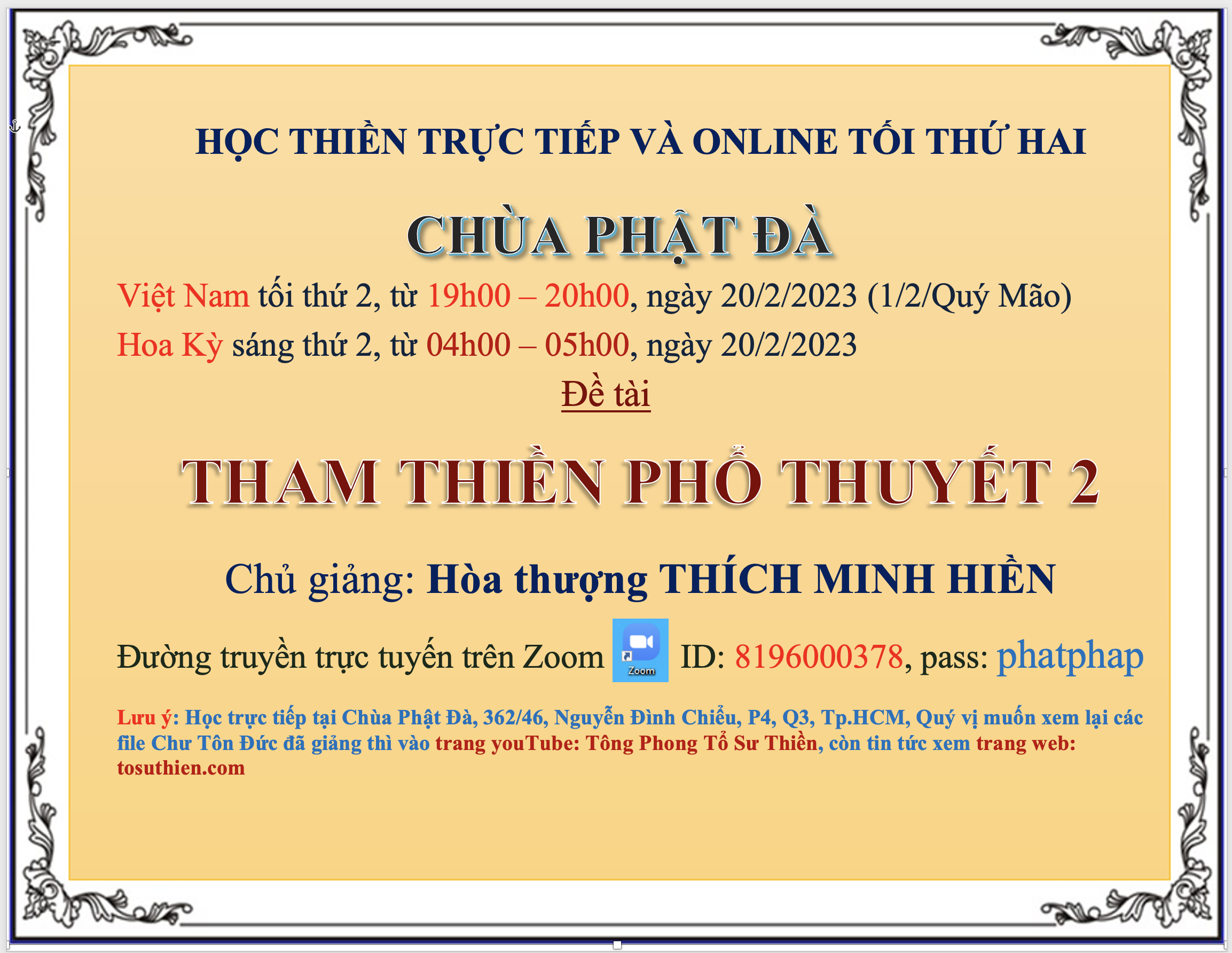 pho thuyet