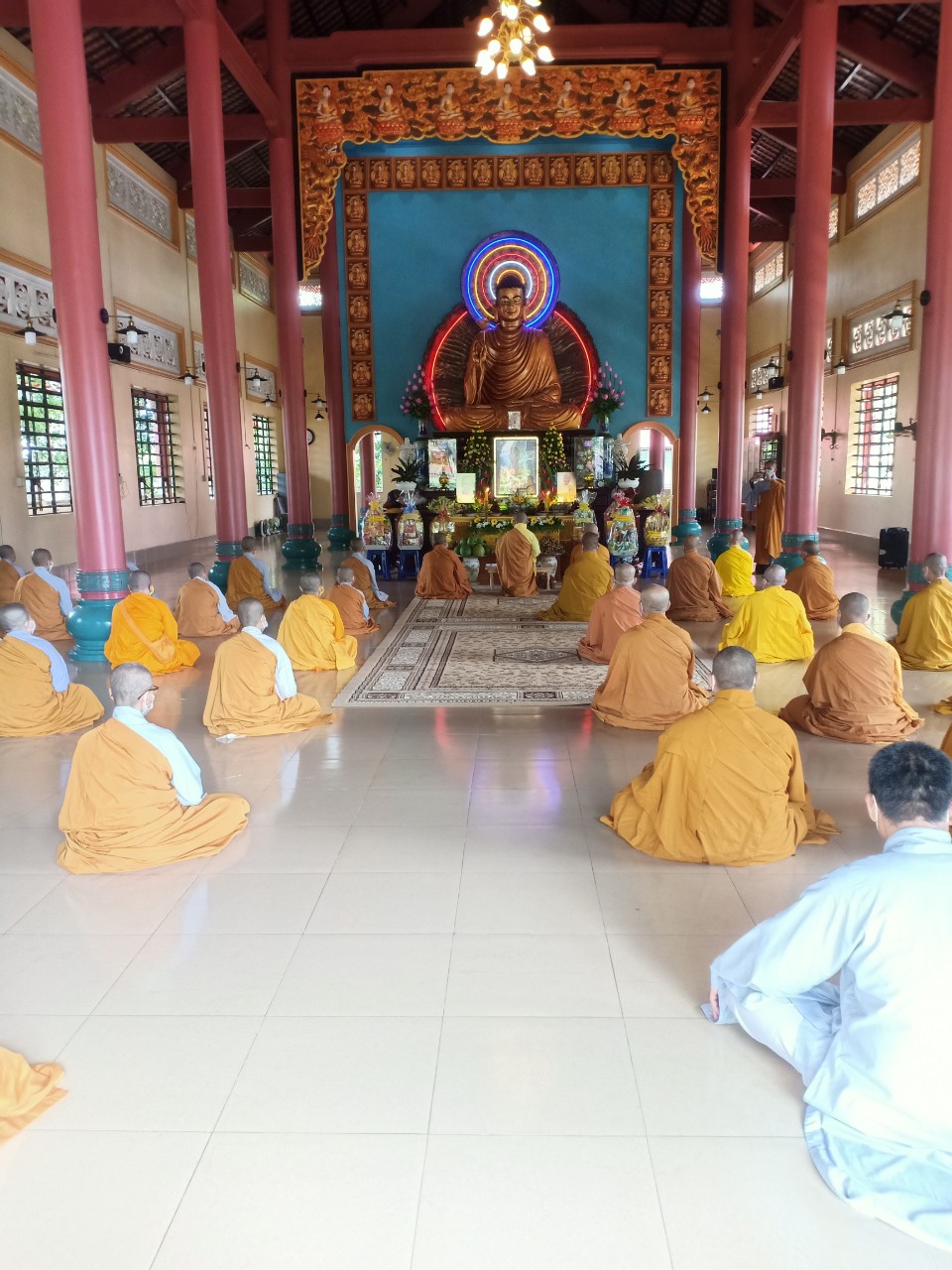 Chùa Tam Bảo, Nha Mân, Đồng Tháp. Tổ chức Lễ Tưởng niệm lần thứ 22 Hòa thượng Thiền Sư và lần thứ 12 Cố Thượng tọa Trù trì