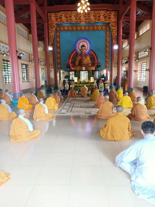 Chùa Tam Bảo, Nha Mân, Đồng Tháp. Tổ chức Lễ Tưởng niệm lần thứ 22 Hòa thượng Thiền Sư và lần thứ 12 Cố Thượng tọa Trù trì
