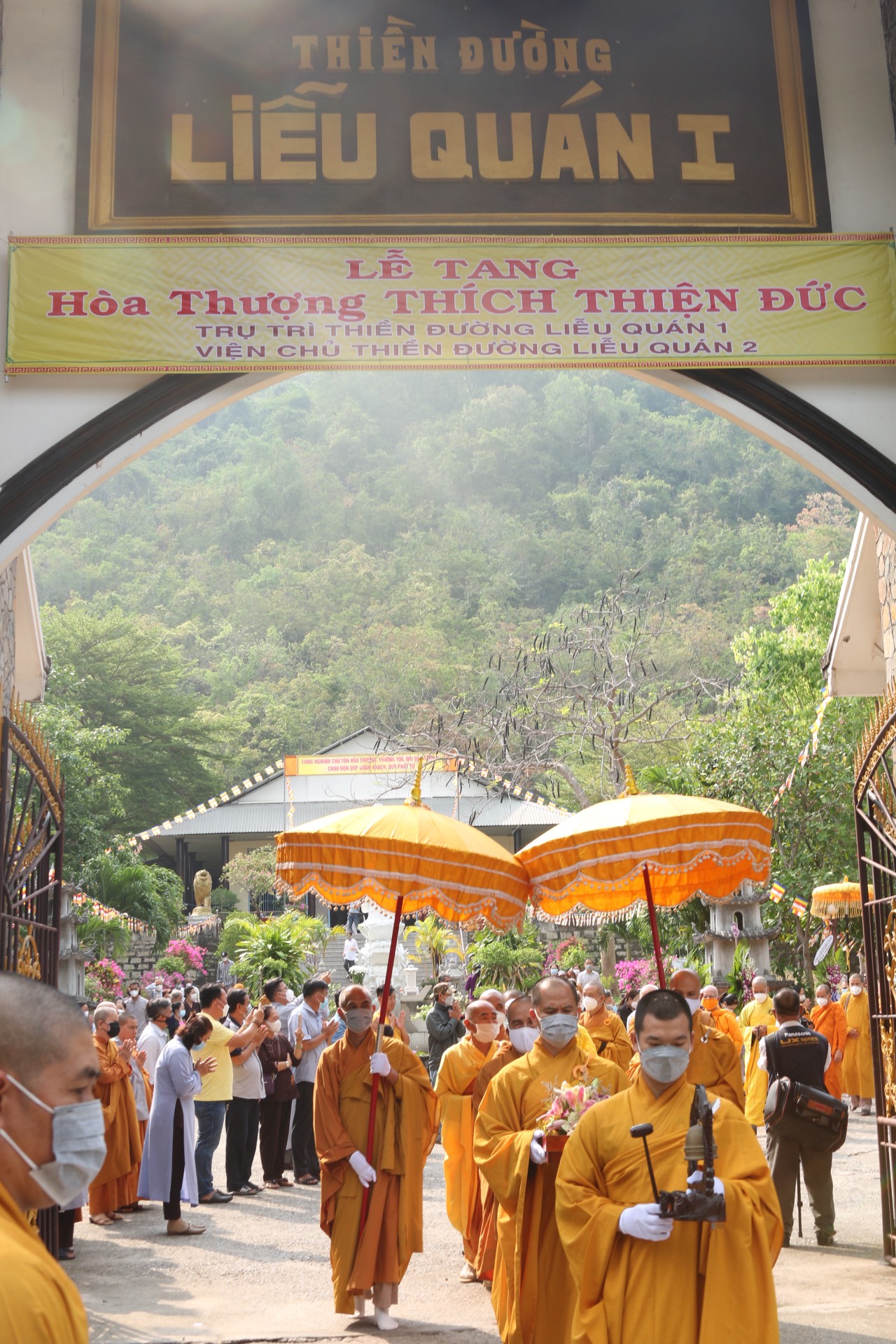 Hình ảnh Lễ Tưởng Niệm và Di Quan nhục thân Hòa Thượng Thích Thiện Đức 12/04/2022